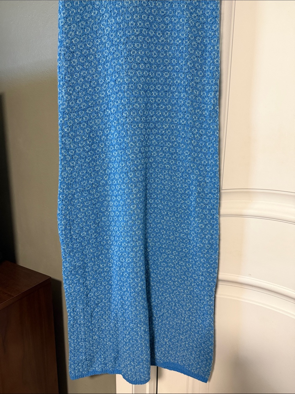 Free People Genie Sweater Midi Dress in Waterfall Bay Combo - Picture 7 of 9